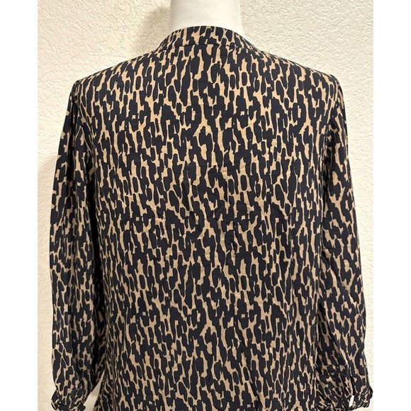 Zara "The Claris" Leopard Print Button Front Ruffled Tiered Dress - Picture 6 of 8